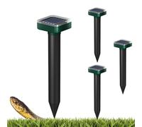 Powerful Snake Repeller for Yard and Outdoor, Snakes Far, Waterproof Sonic Solar Repeller, Safe for Pets and Kids, Keeps Snakes Away from Garage, Lawn, Home