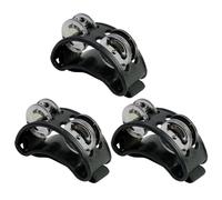 Powerful Sound Foot Tambourine Adjustable Foot Tambourines Black