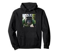 POWERFUL SPRINT GORILLA ON ROAD BIKE WINNING THE RACE Pullover Hoodie