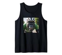 Powerful Sprint Gorilla ON Road Bike Winning THE Race Tank Top