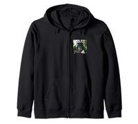 POWERFUL SPRINT GORILLA ON ROAD BIKE WINNING THE RACE Zip Hoodie