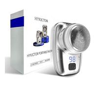 Powerful Storm Shaver for Men, 2023 New Upgrade Storm Shaver,with LCD Screen Electric for Men, Magic USB,Mini Shaver Portable Electric Shaver, Charging Suitable for Home, Car, Travel (Sliver-A)