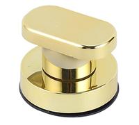 Powerful Suction Cup Drawer Glass Mirror Grip for Toilet Bathroom Door Gold 6.5x6.6 cm
