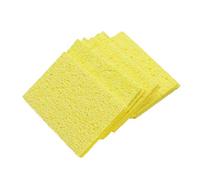 Powerful Tools 10pcs Soldering Iron Yellow Solder Tip Welding Cleaning Sponge Pads Cleaner Heat Proof Pads Set Solder
