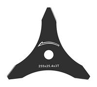 Powerful Tools Brush Cutter Blade 3-Tooth with 25.4 mm Bore Weed Cutter Metal Blade Brushcutter & Trimmer Strimmer Blades