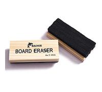 Powerful Tools Chalk Eraser - Campus Style Pine Wood Chalkboard Blackboard Cleaner Wooden Felt Eraser Duster Engravable College Styled DIY Gift Office School Supply 2 Pack