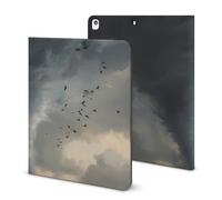 Powerful Tornado Printed Tablet Case with Pencil Holder Unisex Slim TPU Protective Cover Compatible with iPad 2020/Pro 2020/Pro 2021/Air4/Air5