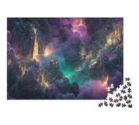 Powerful Tropical Waterfall Puzzles 1000 Piece Challenge Toy for Adults Family Fun Puzzle Educational Game Home Decoration Gift 70x50cm/1000pcs