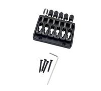 Powerful Unheaded Electric Guitar Bridge Deposit Metal Alloy Construction for Distinct Sustained Execution Unheaded Electric Guitar Bridge