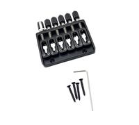 Powerful Unheaded Electric Guitar Bridge Deposit Metal Alloy Construction for Distinct Sustained Execution Unheaded Guitar Adjusting Stability