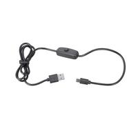 Powerful USB C Charging Cable with Manual Switch 5V 3A General Power Supply Multi-Device USB Type Cable for Raspberry 4 Model B with Power Switch