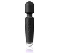 Powerful Vibrator for Women | A Very Quiet Waterproof USB Rechargeable Body Massager, Intimate Toy for Ultimate Pleasure | 8 Vibration Speeds with 20 Vibration Patterns (Black)