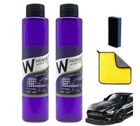 Powerful Windshield Washer Fluid, Windshield Washer Fluid, Washer Fluid Additive, for Car Windshield Wiper Fluid Crystal-Clear Vision in Weather Conditions (2 Pcs)