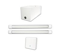 Powerful Wireless LED Light with Rechargeable Battery for Garage, Basement Box, Cellar, Locations Without Electricity - Autonomous Light lamp 2200 Lumens, Ready to Install, Battery Life 3.5 Hours