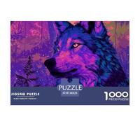 Powerful WolfAstonishing 1000-Piece Jigsaw Puzzles for Adults Indomitable Wolf A Pantheon of Impossible, Hard, Difficult Challenging Puzzle Games for All Genders - A Unifying Challenge for Adults And