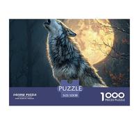 Powerful WolfAstounding 1000-Piece Jigsaw Puzzles for Adults Indomitable Wolf A Grand Collection of Impossible, Hard, Difficult Challenging Puzzle Educational Games for All - A Daunting Yet Rewarding