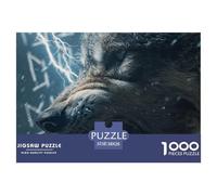 Powerful WolfDynamic 1000-Piece Jigsaw Puzzles for Adults Indomitable Wolf A Treasury of Challenging Puzzle Games for Women And Men - An Excellent Shared Hobby for Adults And Kids Age 12 Years And Up