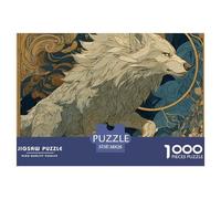 Powerful WolfDynamic 1000-Piece Jigsaw Puzzles for Adults Indomitable Wolf A Treasury of Challenging Puzzle Games for Women And Men - An Excellent Shared Hobby for Adults And Kids Age 12 Years And Up