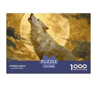 Powerful WolfDynamic 1000-Piece Jigsaw Puzzles for Adults Indomitable Wolf A Treasury of Challenging Puzzle Games for Women And Men - An Excellent Shared Hobby for Adults And Kids Age 12 Years And Up