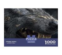 Powerful WolfEpic 1000-Piece Jigsaw Puzzles for Adults Indomitable Wolf The Pinnacle of Impossible, Hard, Difficult Challenging Puzzle Educational Games - These Represent The Apex Gift Jigsaw Puzzles