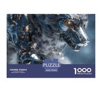 Powerful WolfEpic 1000-Piece Jigsaw Puzzles for Adults Indomitable Wolf The Pinnacle of Impossible, Hard, Difficult Challenging Puzzle Educational Games - These Represent The Apex Gift Jigsaw Puzzles
