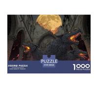 Powerful WolfExpert-Level Jigsaw Puzzles for Adults Indomitable Wolf A 1000-Piece (Advanced) Set of Seemingly Impossible, Hard, And Extremely Difficult Challenging Puzzle Educational Games - The Ultim