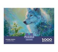 Powerful WolfFormidable 1000-Piece Jigsaw Puzzles for Adults Indomitable Wolf An Odyssey of Impossible, Hard, And Difficult Challenging Puzzle Educational Games - The Ultimate Gift for Dedicated Adult