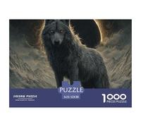 Powerful WolfFormidable 1000-Piece Jigsaw Puzzles for Adults Indomitable Wolf An Odyssey of Impossible, Hard, And Difficult Challenging Puzzle Educational Games - The Ultimate Gift for Dedicated Adult