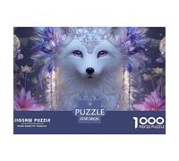 Powerful WolfGargantuan Jigsaw Puzzles for Adults Indomitable Wolf Comprising 1000 Advanced And Ruthlessly Difficult Challenging Puzzle Game Pieces - Forged to Be An Heirloom-Quality Gift Jigsaw Puzzl