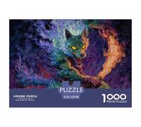Powerful WolfGargantuan Jigsaw Puzzles for Adults Indomitable Wolf Comprising 1000 Advanced And Ruthlessly Difficult Challenging Puzzle Game Pieces - Forged to Be An Heirloom-Quality Gift Jigsaw Puzzl