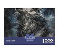 Powerful WolfHerculean Jigsaw Puzzles for Adults Indomitable Wolf A 1000-Piece (Advanced) Epic of Impossible, Hard, And Difficult Challenging Puzzle Games - The Supreme Gift for Puzzle-Loving Adults A