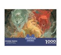Powerful WolfHerculean Jigsaw Puzzles for Adults Indomitable Wolf A 1000-Piece (Advanced) Epic of Impossible, Hard, And Difficult Challenging Puzzle Games - The Supreme Gift for Puzzle-Loving Adults A