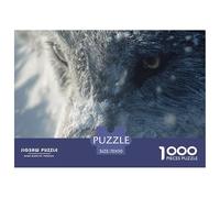 Powerful WolfHerculean Jigsaw Puzzles for Adults Indomitable Wolf A 1000-Piece (Advanced) Epic of Impossible, Hard, And Difficult Challenging Puzzle Games - The Supreme Gift for Puzzle-Loving Adults A