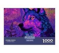 Powerful WolfHerculean Jigsaw Puzzles for Adults Indomitable Wolf A 1000-Piece (Advanced) Epic of Impossible, Hard, And Difficult Challenging Puzzle Games - The Supreme Gift for Puzzle-Loving Adults A