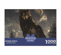 Powerful WolfHerculean Jigsaw Puzzles for Adults Indomitable Wolf A 1000-Piece (Advanced) Epic of Impossible, Hard, And Difficult Challenging Puzzle Games - The Supreme Gift for Puzzle-Loving Adults A