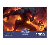 Powerful WolfJigsaw Puzzles for Adults Indomitable Wolf Featuring 1000 Advanced And Challenging Educational Games - These Serve As The Quintessential Gift Jigsaw Puzzles for Adults And Kids Age 12 Yea