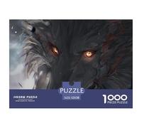 Powerful WolfJigsaw Puzzles for Adults Indomitable Wolf Featuring 1000 Advanced And Challenging Educational Games - These Serve As The Quintessential Gift Jigsaw Puzzles for Adults And Kids Age 12 Yea