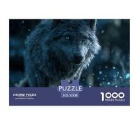 Powerful WolfJigsaw Puzzles for Adults Indomitable Wolf Featuring 1000 Advanced And Challenging Educational Games - These Serve As The Quintessential Gift Jigsaw Puzzles for Adults And Kids Age 12 Yea