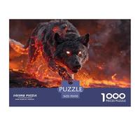Powerful WolfJigsaw Puzzles for Adults Indomitable Wolf Featuring 1000 Advanced And Challenging Educational Games - These Serve As The Quintessential Gift Jigsaw Puzzles for Adults And Kids Age 12 Yea