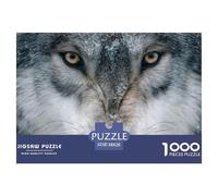 Powerful WolfJigsaw Puzzles for Adults Indomitable Wolf Featuring 1000 Advanced And Challenging Educational Games - These Serve As The Quintessential Gift Jigsaw Puzzles for Adults And Kids Age 12 Yea