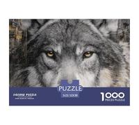 Powerful WolfJigsaw Puzzles for Adults Indomitable Wolf Featuring 1000 Advanced And Challenging Educational Games - These Serve As The Quintessential Gift Jigsaw Puzzles for Adults And Kids Age 12 Yea