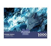 Powerful WolfMaster-Level Jigsaw Puzzles for Adults Indomitable Wolf Embark on A 1000-Piece Advanced And Challenging Puzzle Games Journey - Positioned As The Ultimate Gift Jigsaw Puzzles for Adults An
