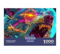 Powerful WolfMaster-Level Jigsaw Puzzles for Adults Indomitable Wolf Embark on A 1000-Piece Advanced And Challenging Puzzle Games Journey - Positioned As The Ultimate Gift Jigsaw Puzzles for Adults An