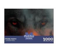 Powerful WolfOverwhelming 1000-Piece Jigsaw Puzzles for Adults Indomitable Wolf A Crusade Through Impossible, Hard, And Difficult Challenging Puzzle Games - The Most Prestigious Gift for Adult And Tee