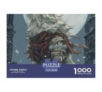Powerful WolfPhenomenal 1000-Piece Jigsaw Puzzles for Adults Indomitable Wolf The Definitive Encounter with Impossible, Hard, Difficult Challenging Puzzle Games - This Is The Crowning Gift Jigsaw Puzz