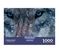 Powerful WolfProdigious 1000-Piece Jigsaw Puzzles for Adults Indomitable Wolf Consisting of 1000 Seemingly Insurmountable Challenging Puzzle Educational Pieces - Forged As A Legacy Gift Jigsaw Puzzles