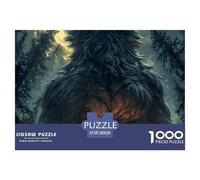 Powerful WolfSpectacular 1000-Piece Jigsaw Puzzles for Adults Indomitable Wolf Showcasing The Spectrum of Impossible-to-Difficult Challenging Puzzle Games - These Spectacular Jigsaw Puzzles Engage Adu