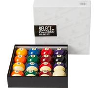 PowerGlide 16 Ball Pool Billiards Set | Spots and Stripes | Tournament | Premium Select by PowerGlide | Full Size | 2 1/4" / 57.0mm Diameter | Boxed