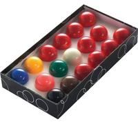 PowerGlide 17 Ball Snooker Set, Tournament, 1 7/8" / 47.5mm Diameter, 10 Reds, Boxed PowerGlide Multicolor