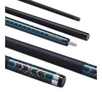 POWERGLIDE Autograph Carbon Pool Cue 10mm Pro Taper Grip